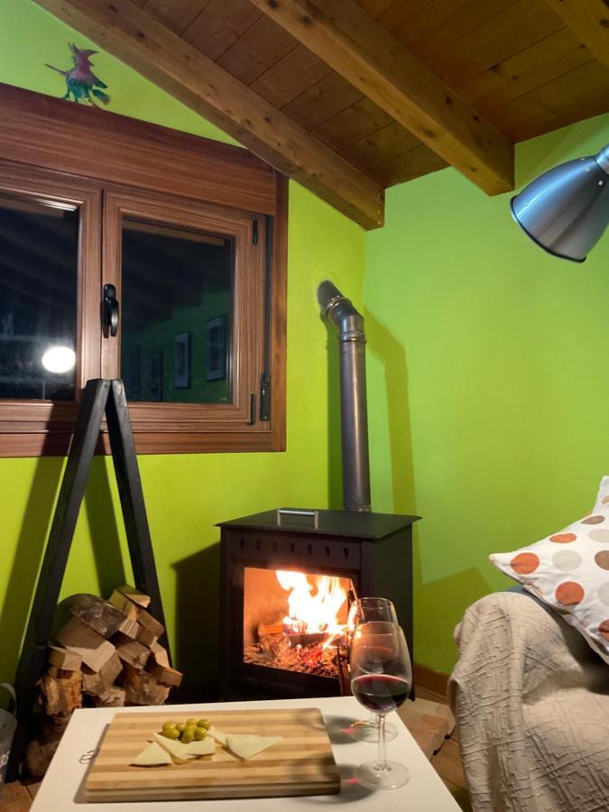 Tranquila Casita De Invitados En Vigo Con Chimenea Buitenkant foto
