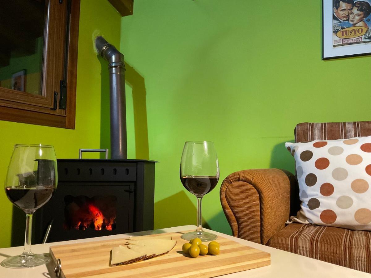Tranquila Casita De Invitados En Vigo Con Chimenea Buitenkant foto