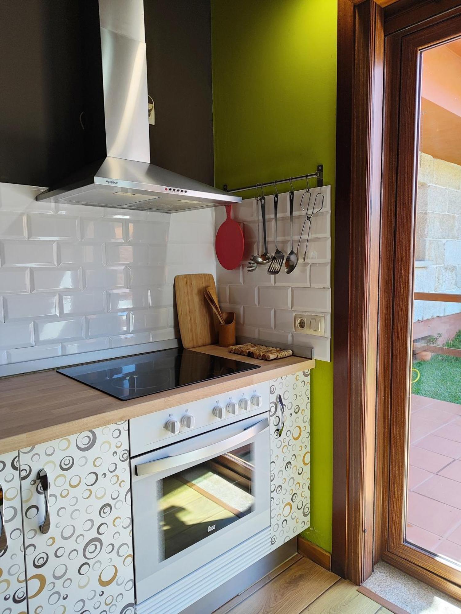 Tranquila Casita De Invitados En Vigo Con Chimenea Buitenkant foto