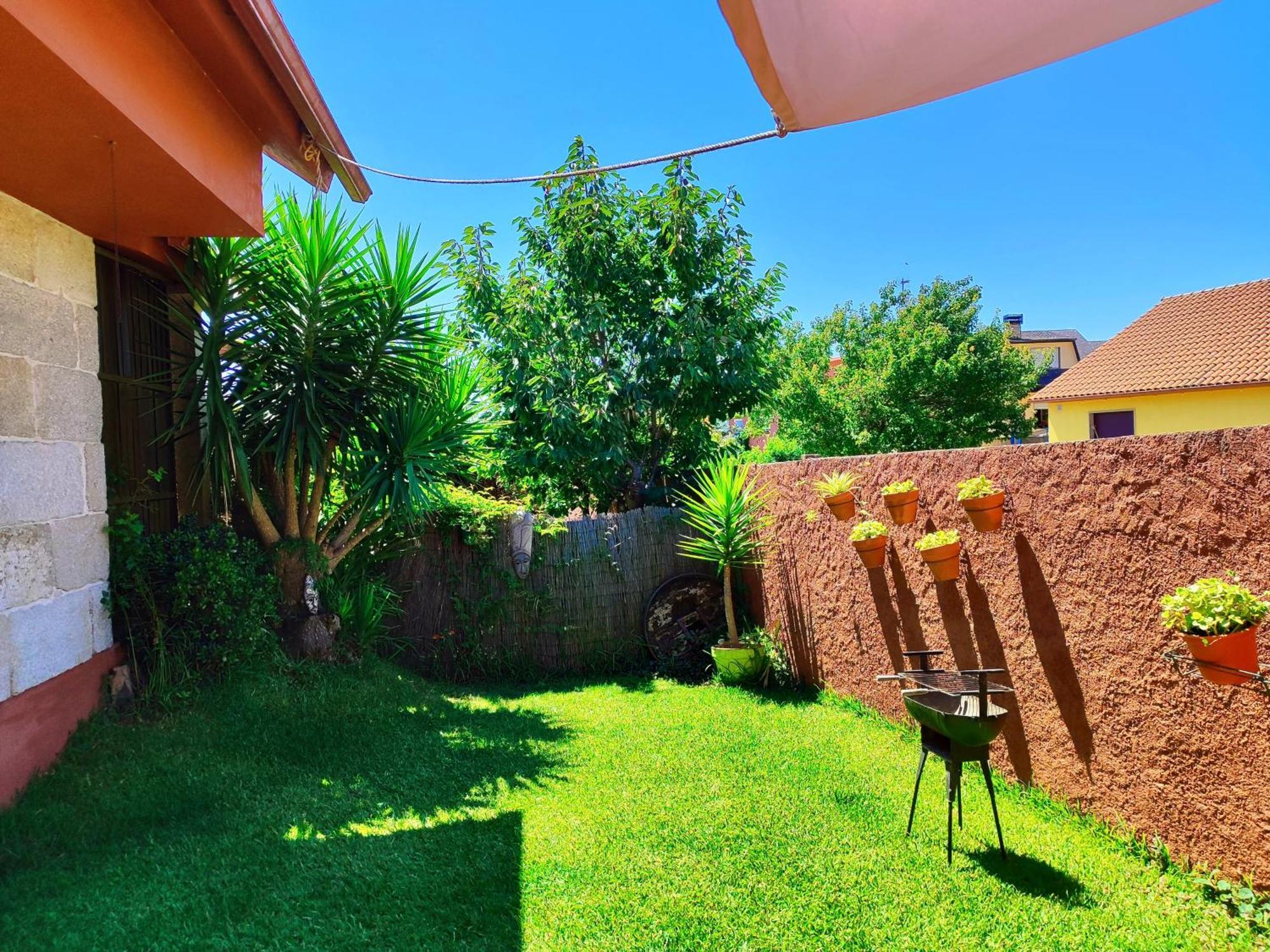 Tranquila Casita De Invitados En Vigo Con Chimenea Buitenkant foto